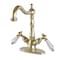 Kingston Brass KS1492WLL Vessel Sink Faucet, Polished Brass KS1492WLL - alternate 1